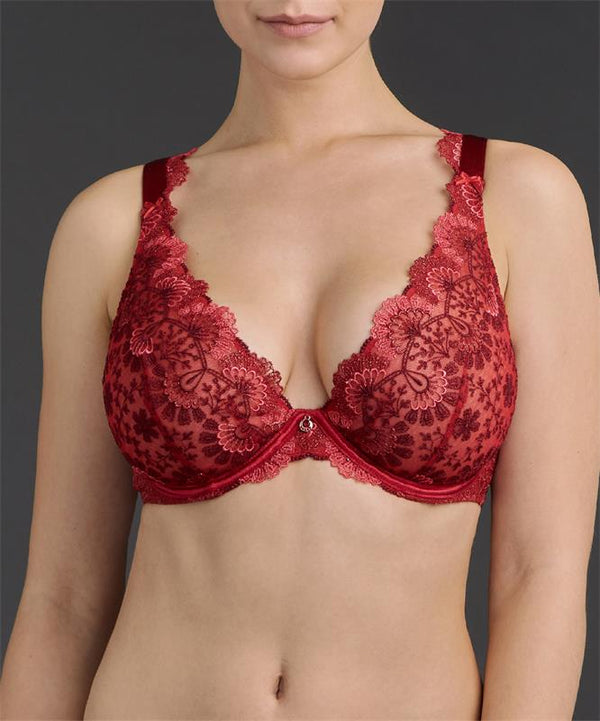 Soutien-gorge triangle confort ART OF INK AUBADE French Red