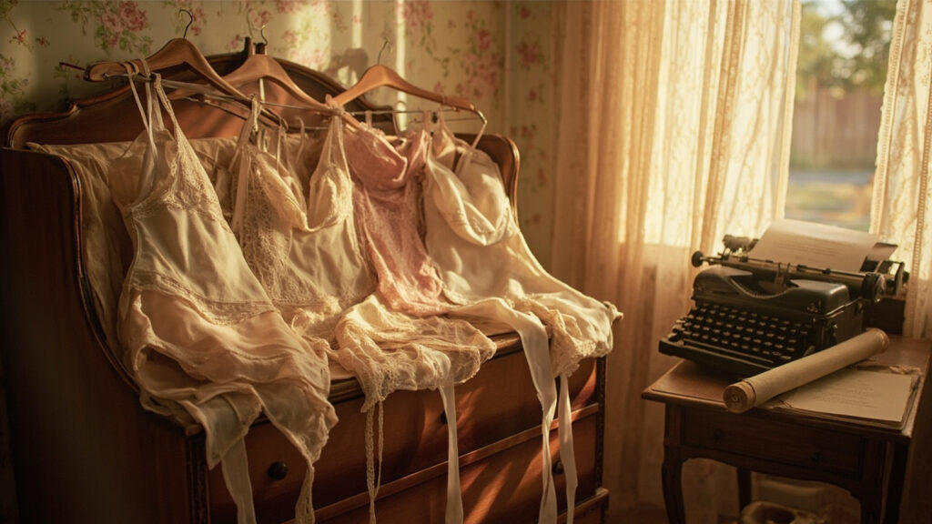 La lingerie vintage : voyage à travers le temps et le style avec texte